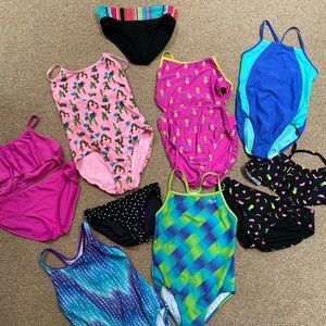 Assorted lot girls swimwear new condition.